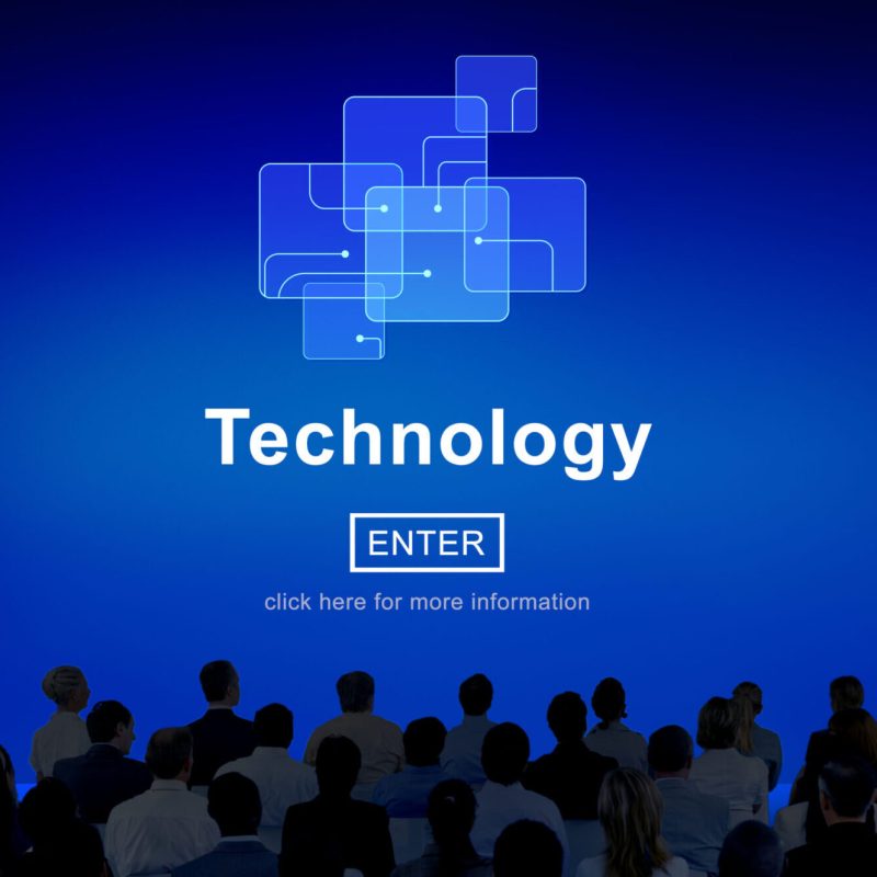 Technology Innovation Digital Evolution Homepage Concept